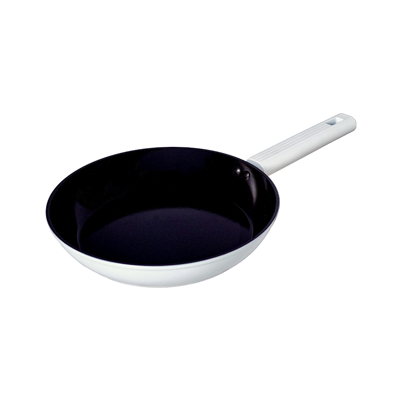Black And White Ceramic Seven-Piece Non-Stick Pan