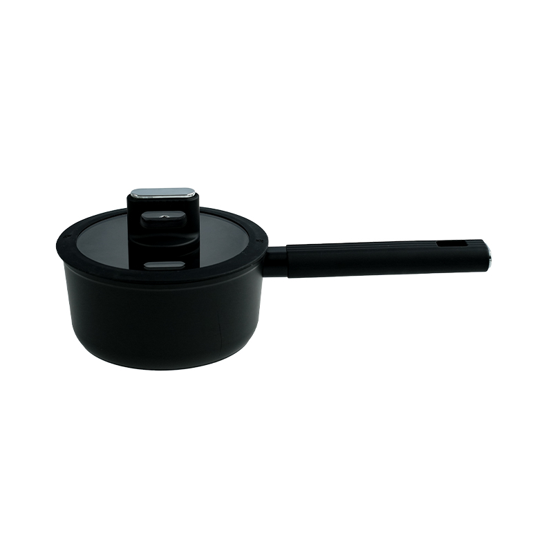 Black And White Ceramic Seven-Piece Non-Stick Pan