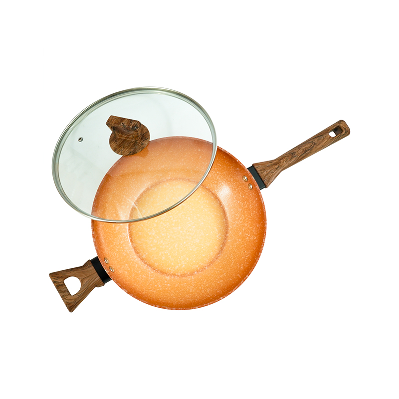 Sunset Orange Meteorite Series Non-Stick Pan