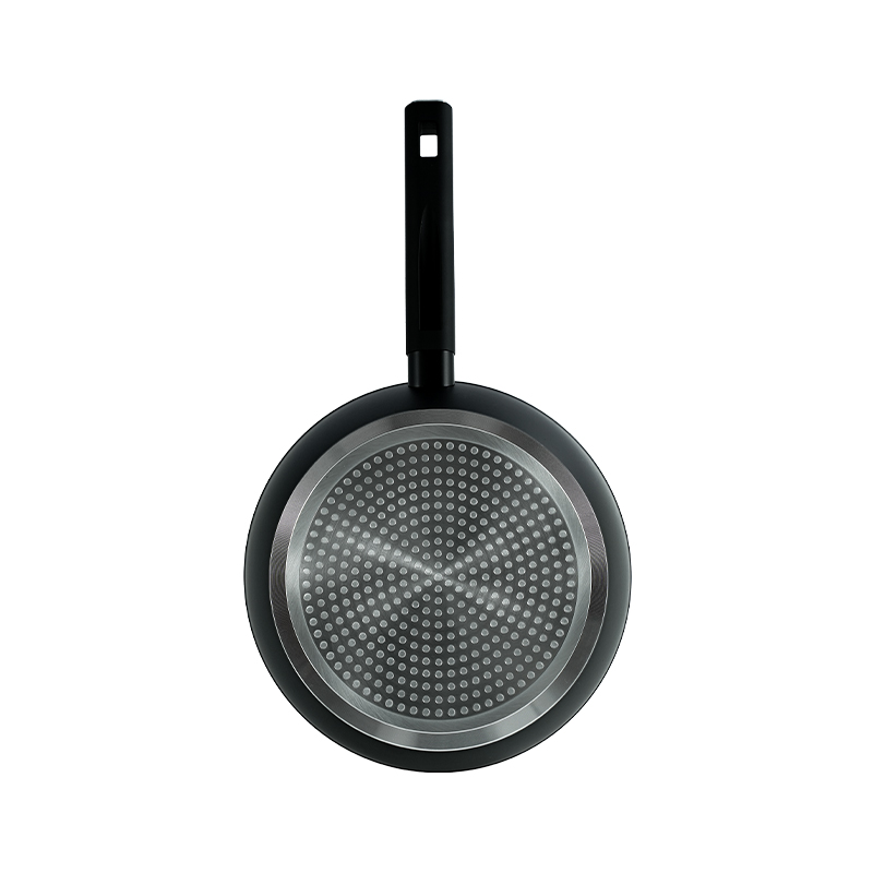 Black And White Ceramic Seven-Piece Non-Stick Pan