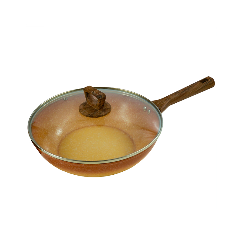 Sunset Orange Meteorite Series Non-Stick Pan