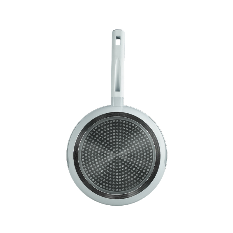 Black And White Ceramic Seven-Piece Non-Stick Pan