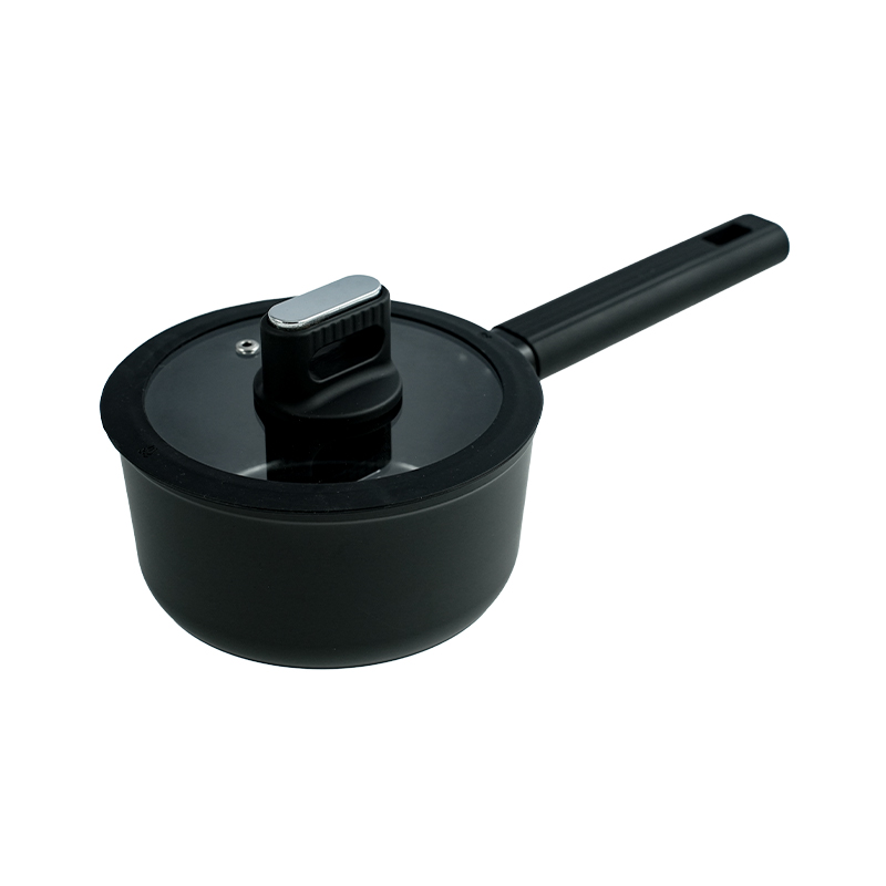 Black And White Ceramic Seven-Piece Non-Stick Pan