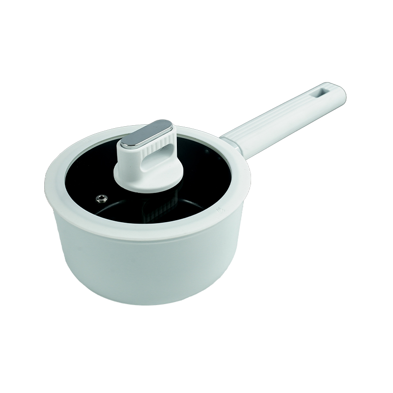 Black And White Ceramic Seven-Piece Non-Stick Pan