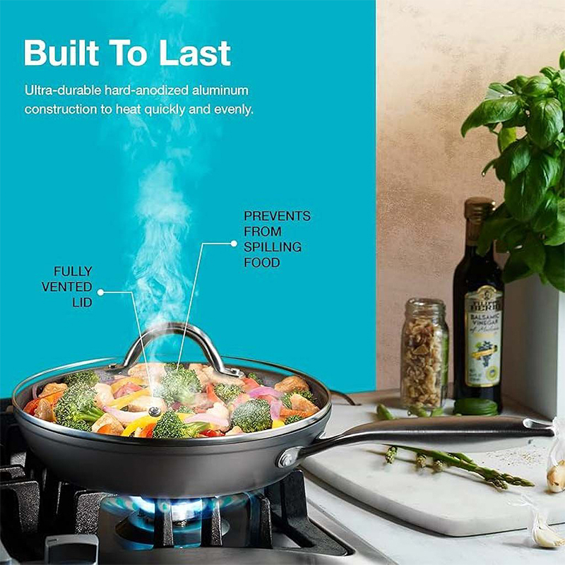 Stainless Steel Handle Frying Pan