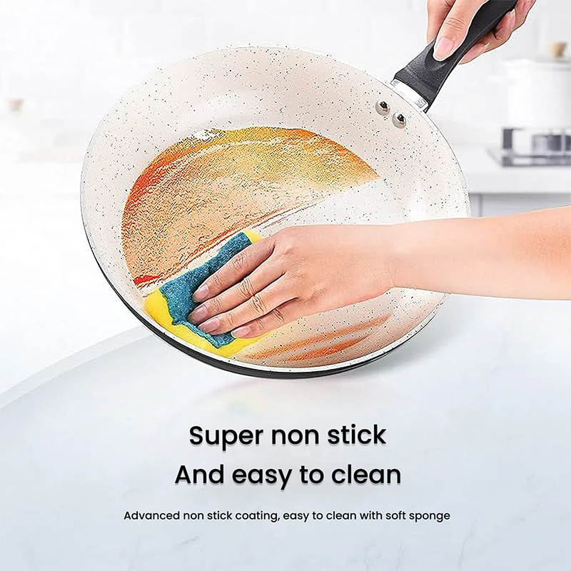 White Sprinkled Frying Pan