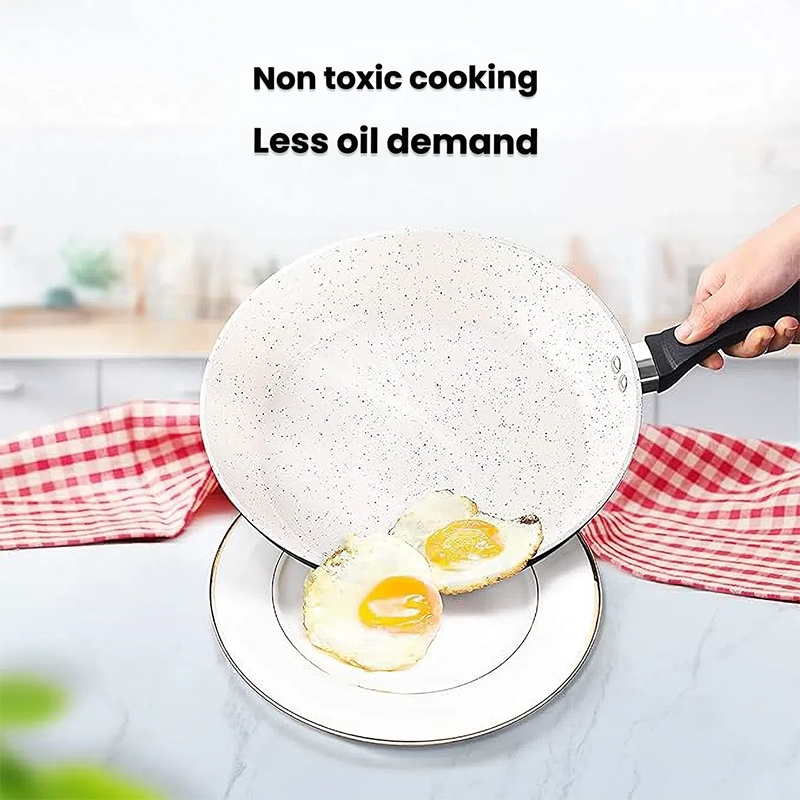 White Sprinkled Frying Pan