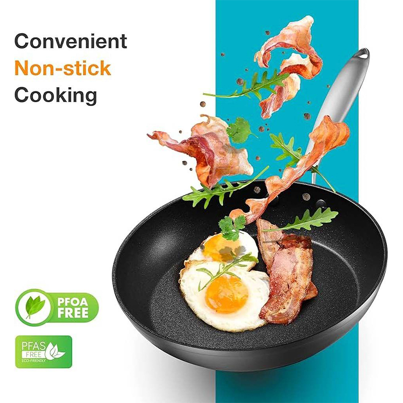 Stainless Steel Handle Frying Pan