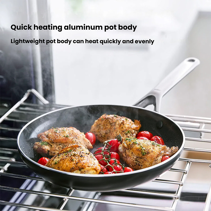 Black Ceramic Frying Pan