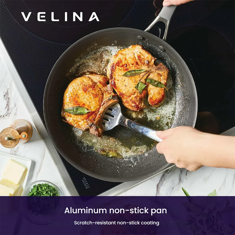 Threaded Composite Bottom Non-stick Pan