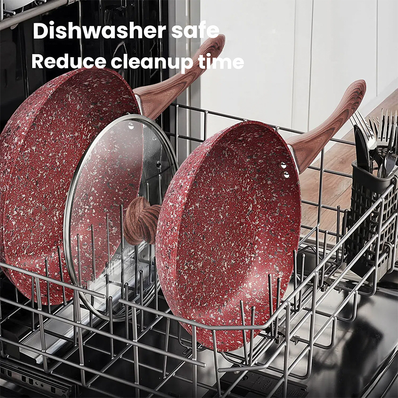 Rose Red Frying Pan