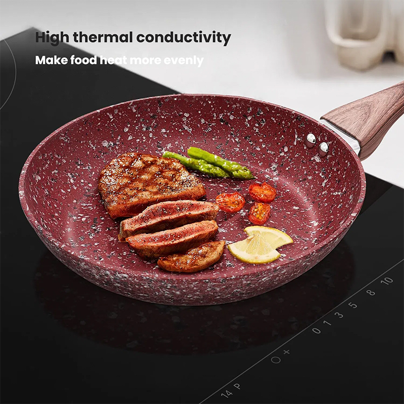 Rose Red Frying Pan