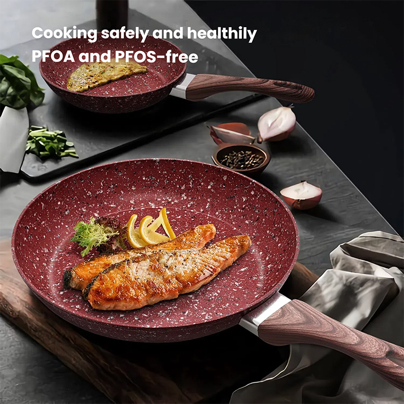 Rose Red Frying Pan